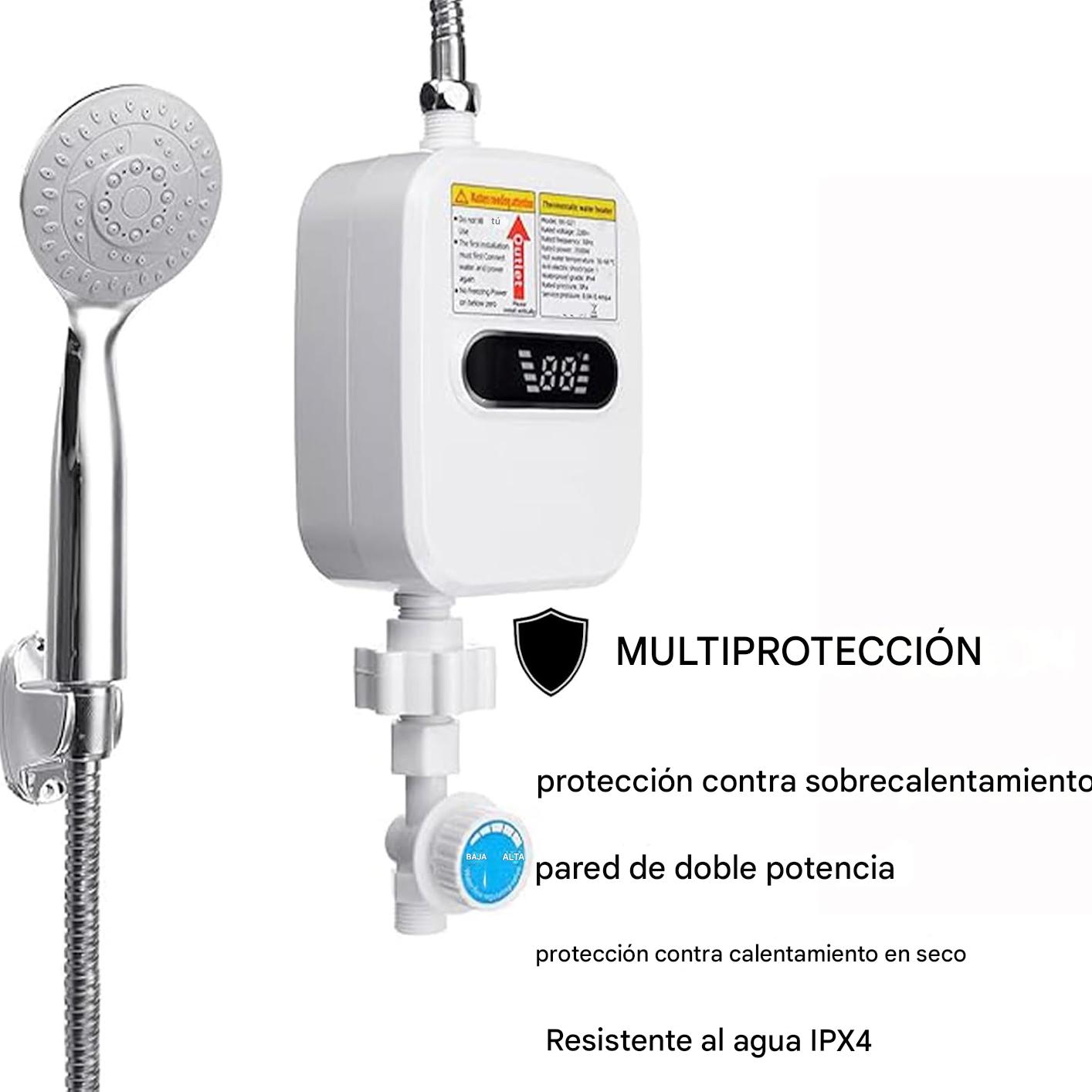 DUCHA CALENTADOR DE AGUA PORTATIL 110V