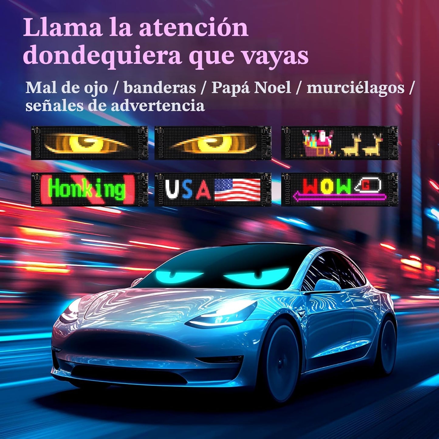 OJOS DEL DIABLO PARA AUTOS