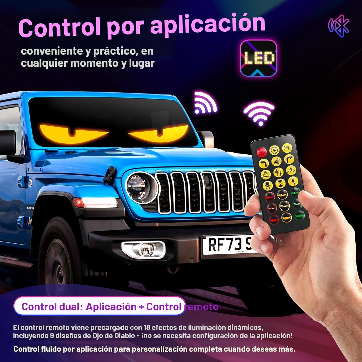 OJOS DEL DIABLO PARA AUTOS