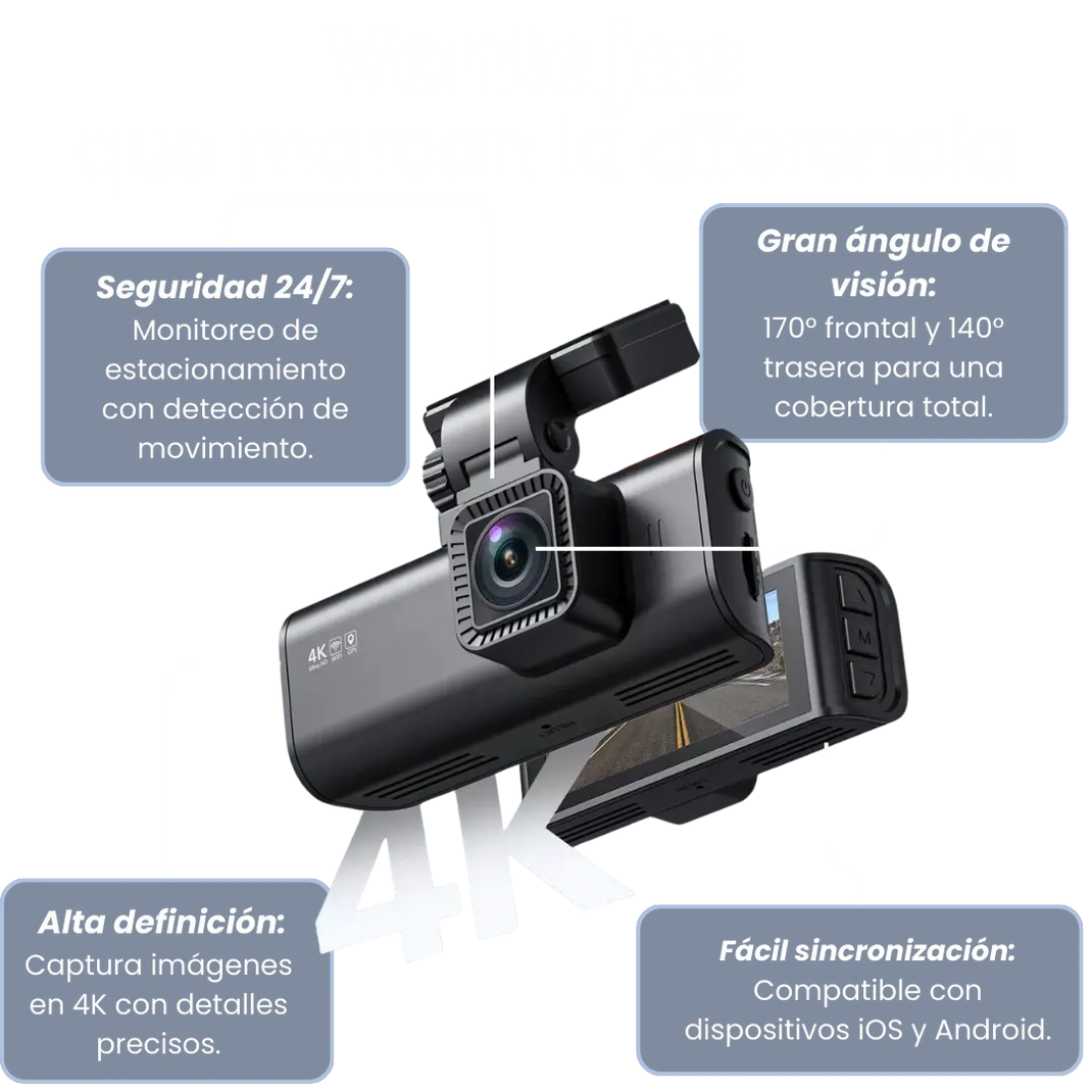 CAMARA FRONTAL Y TRASERA PARA AUTOS