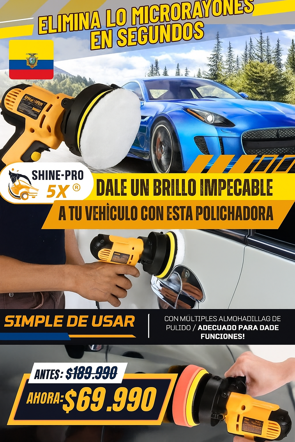 PULIDORA ELECTRICA MULTIFUNCIONAL