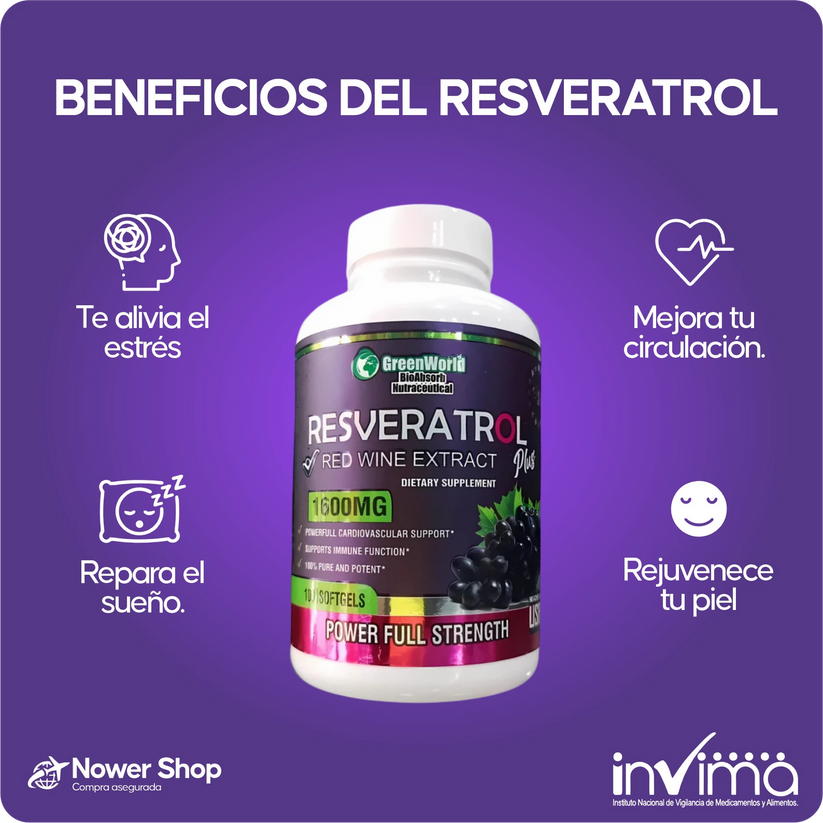 RESVERATROL VUELVE A TUS MEJORES AÑOS