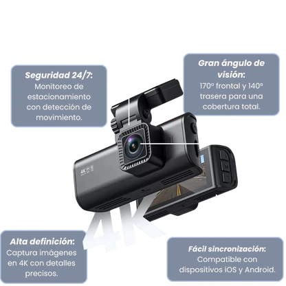 CAMARA FRONTAL Y TRASERA PARA AUTOS