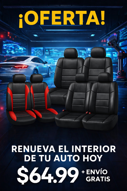 FORROS DE CURERINA UNIVERSALES  PARA ASIENTO DE CARRO
