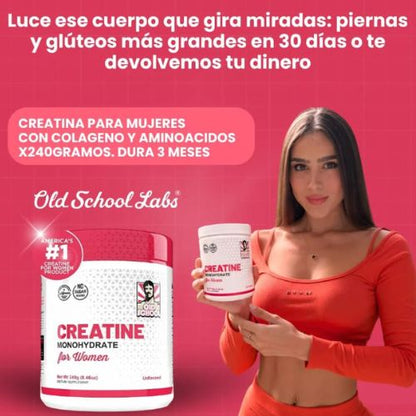 CREATINA MONOHIDRATO PARA MUJERES