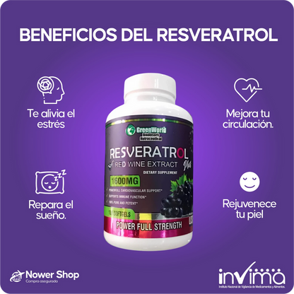 RESVERATROL VUELVE A TUS MEJORES AÑOS