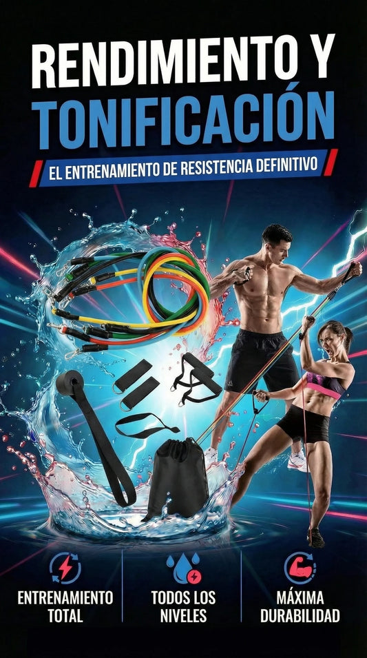 KIT DE BANDA DE RESISTENCIA PARA ENTRENAMIENTO